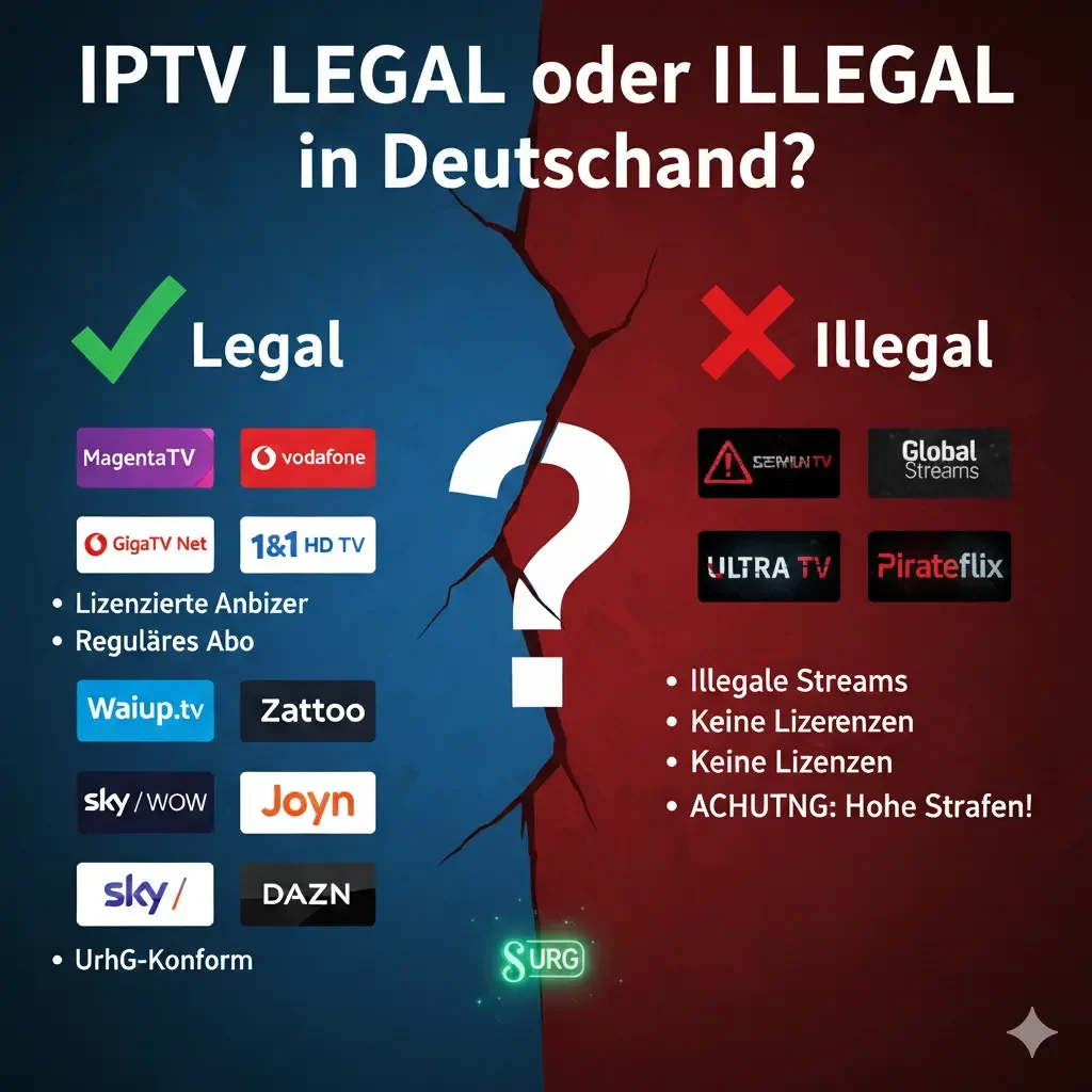 IPTV legal oder illegal in Deutschland